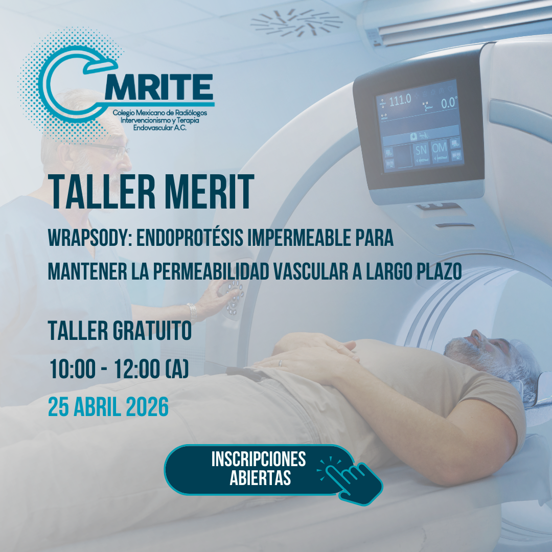 TALLER MERIT: WRAPSODY ENDOPROTÉSIS IMPERMEABLE PARA MANTENER LA PERMEABILIDAD VASCULAR A LARGO PLAZO